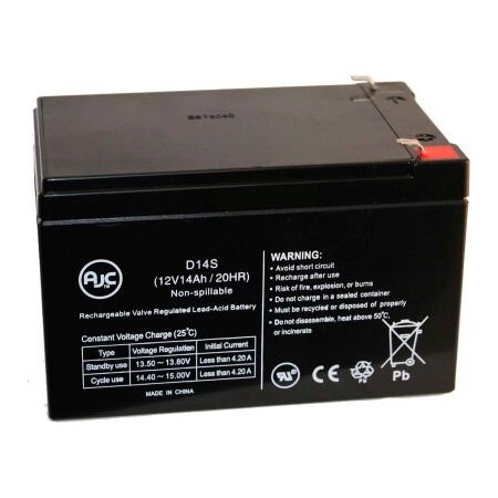 Battery Clerk AJC Golden Technology GB 103 12V 15Ah Wheelchair Battery AJC-D14S-B-0-143500